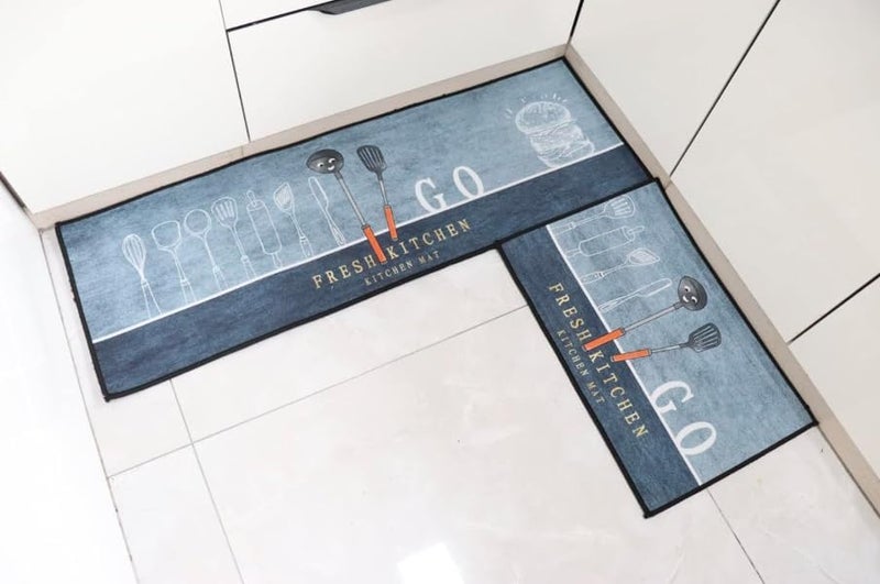 BS B&S Kitchen Floor Mat Set of 2 - Anti-Fatigue Cushioned Mats - Image 5