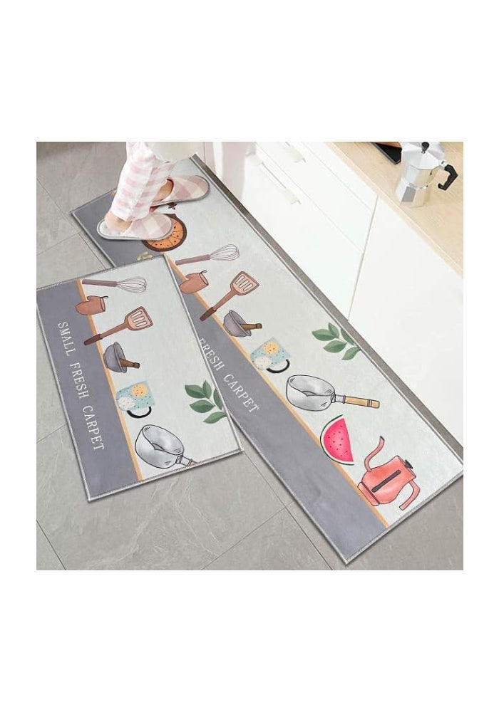 BS B&S Kitchen Floor Mat Set of 2 - Anti-Fatigue Cushioned Mats - Image 3