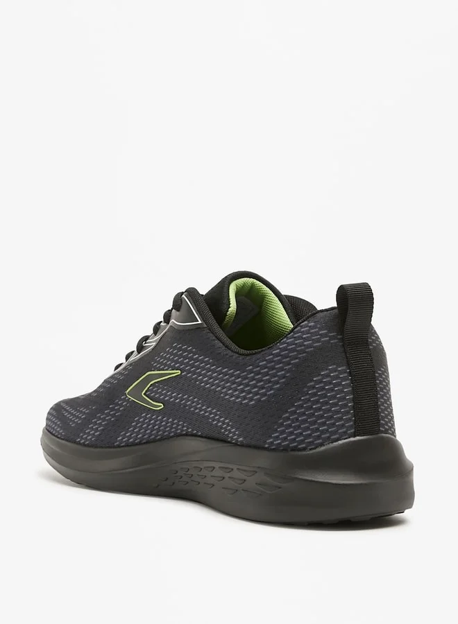 Dash Men's Textured Lace-Up Sports Shoes