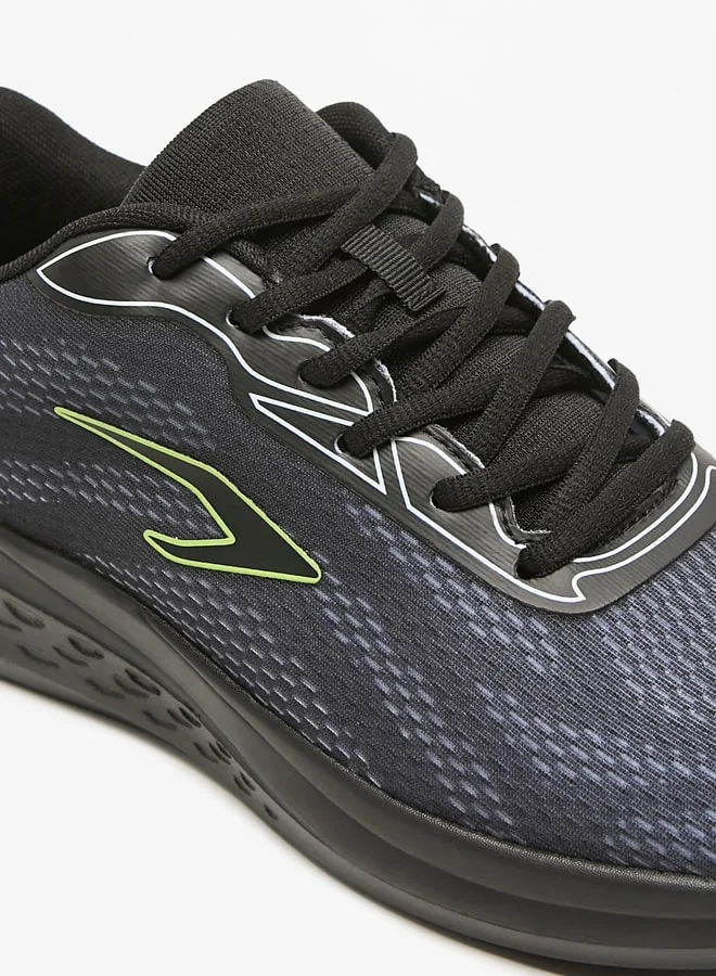 Dash Men's Textured Lace-Up Sports Shoes