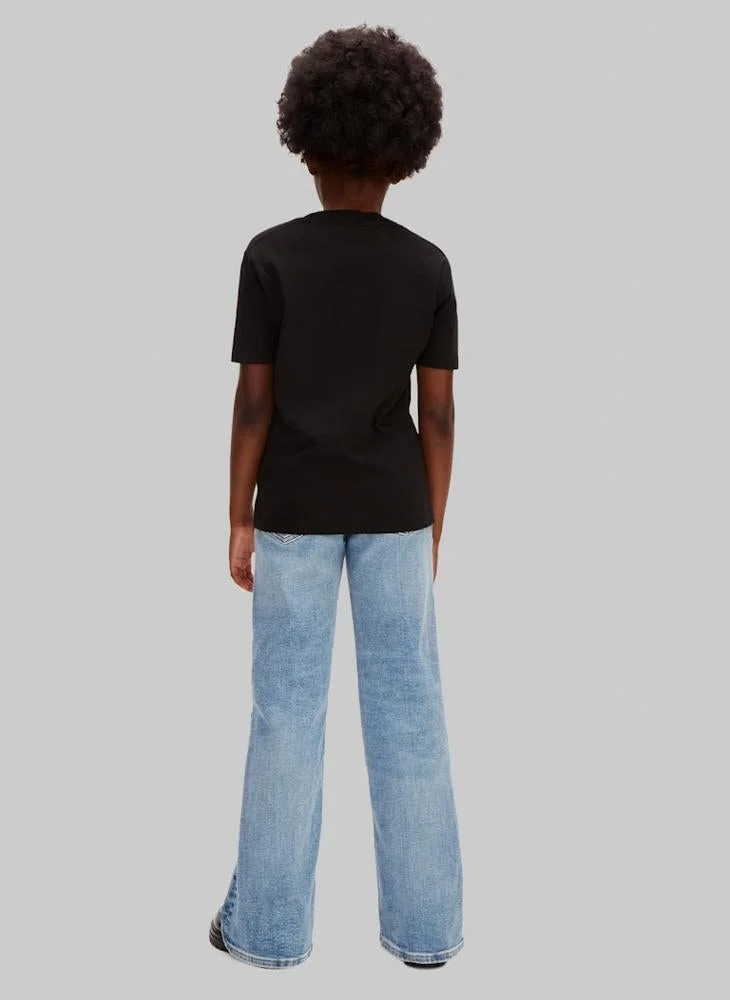 Calvin Klein Jeans Youth Monologo Short Sleeve T-Shirt