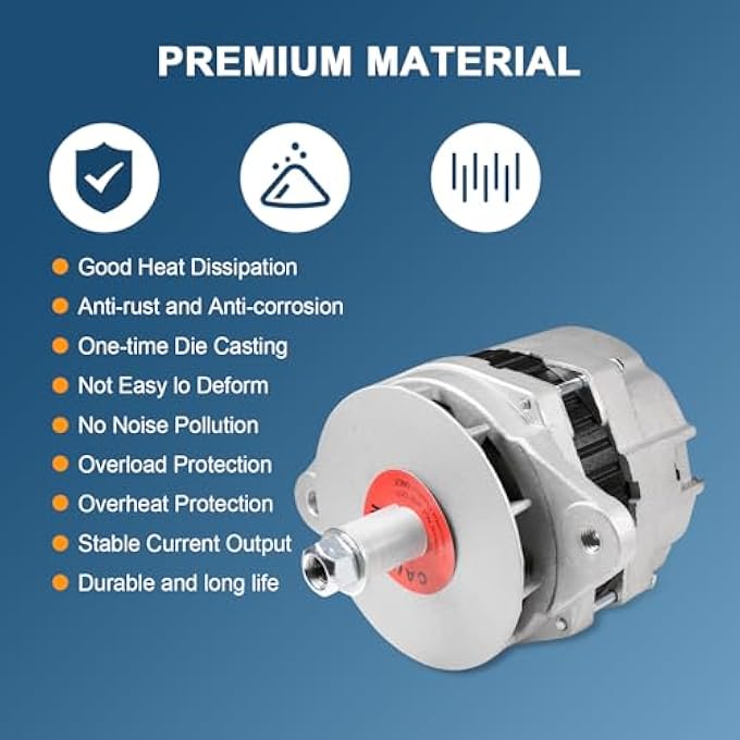 RALZAOTO New Alternator ADR0213 Compatible with Freightliner Argosy 2000-2002, C112 Century Class 1999-2004, International 1997-2000, 27040-2530, 27040-2530A, 10459188, 10459191, 10459604, 8078N - Image 4