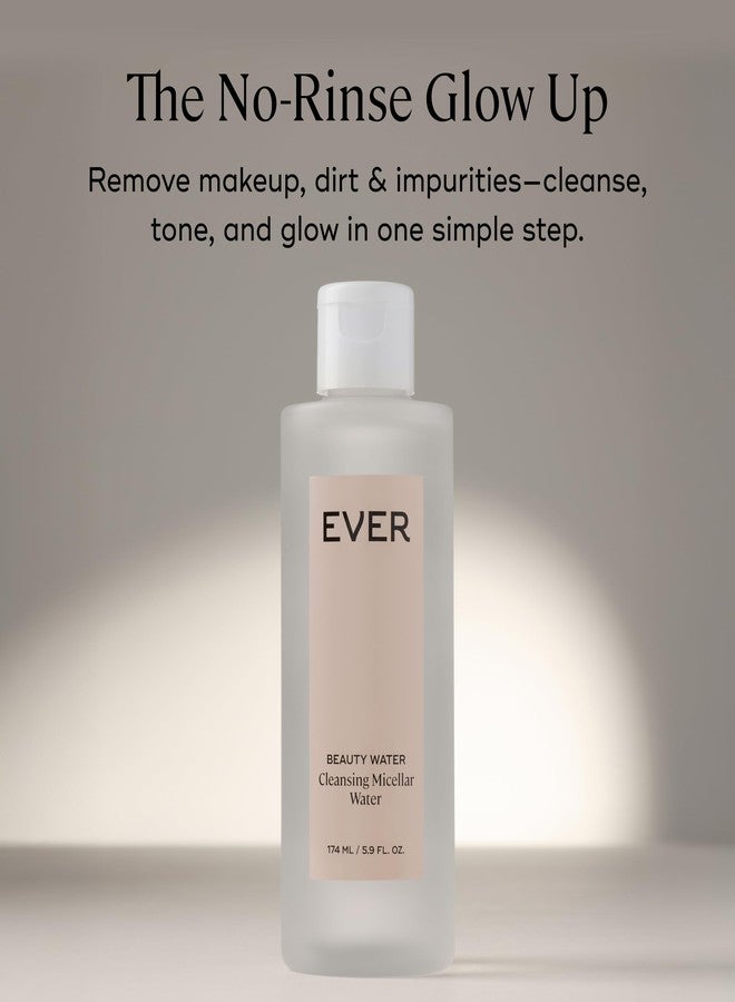 EVER Beauty Water - Cleansing Micellar Water, Eye Makeup Remover, Rose Water Cleanser, Sensitive Skin Water Makeup Remover - Image 2