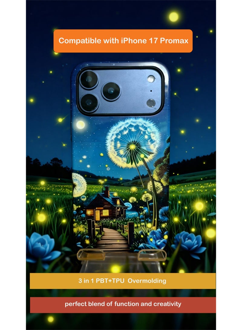 ThangCore Iphone17-Promax，3 in 1 PBT + TPU Overmolding Magnetic Creative Design Phone Case - Image 1