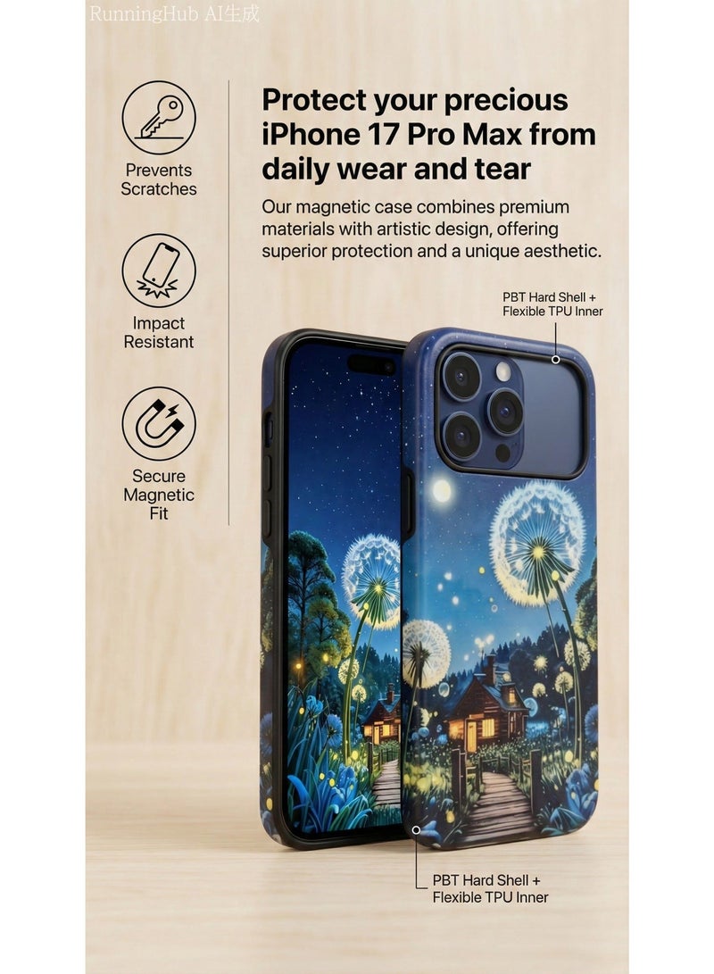 ThangCore Iphone17-Promax，3 in 1 PBT + TPU Overmolding Magnetic Creative Design Phone Case - Image 5