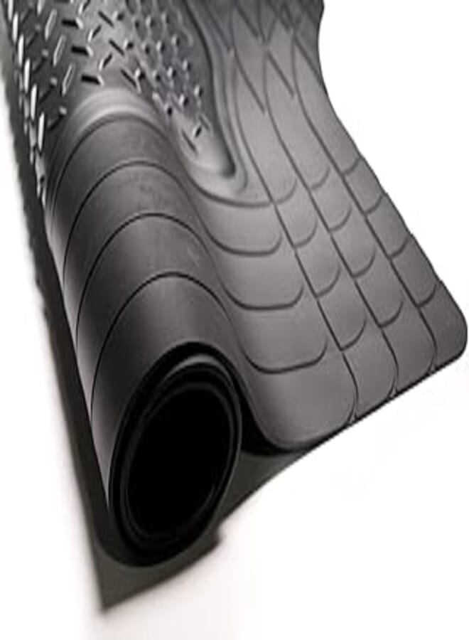 Generic Generic Medium Cargo Mat For All Weather Protection Universal Fit, Premium Quality Trimmable Black Automotive,Trunk Liner Fits Most Cars, Suvs, And Trucks - 81 CM 