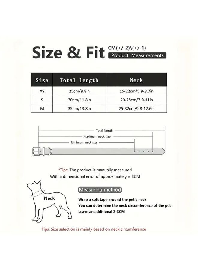 Golden Adjustable Drill Cat Collar Sparkle Up Your Look Size XS - Image 3