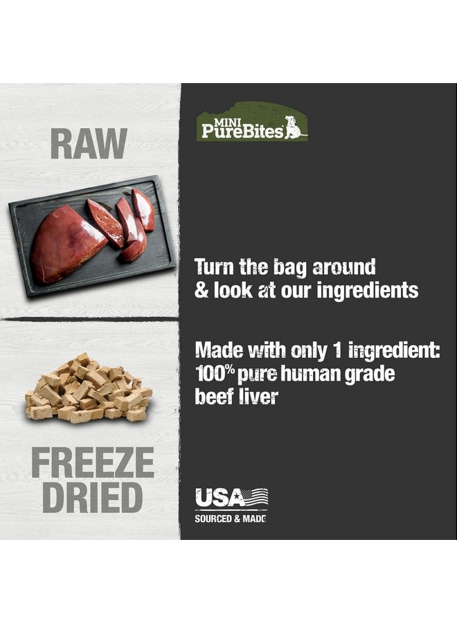 PureBites Mini Freeze Dried Beef Dog Treats | Only 1 Ingredient | 85g - Image 3