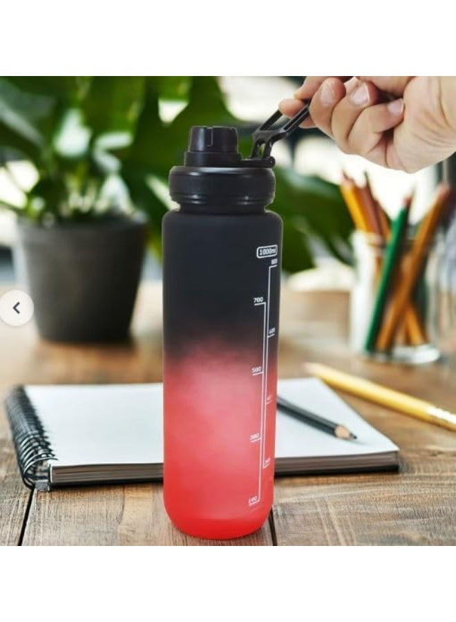 Spaceshoop Sports Water Bottle 1000ml Sports Gym Reusable Water Bottle for Adults Teens Men Women Office Gym School - Image 5