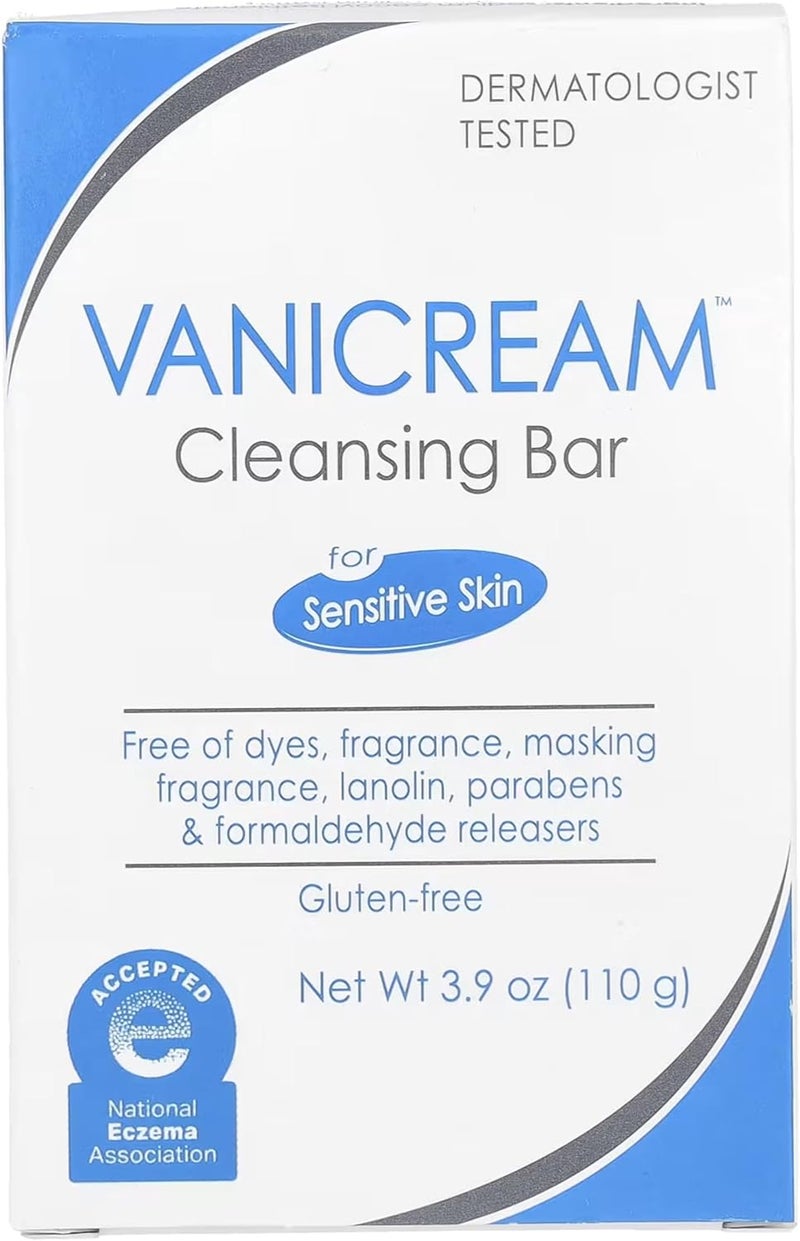 Vanicream Cleansing Bar for Sensitive Skin - 3.9oz (Pack of 6) - Image 1
