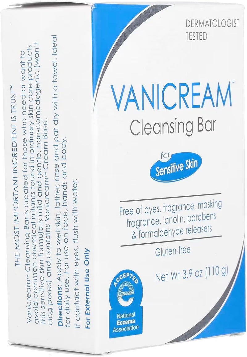 Vanicream Cleansing Bar for Sensitive Skin - 3.9oz (Pack of 6) - Image 2