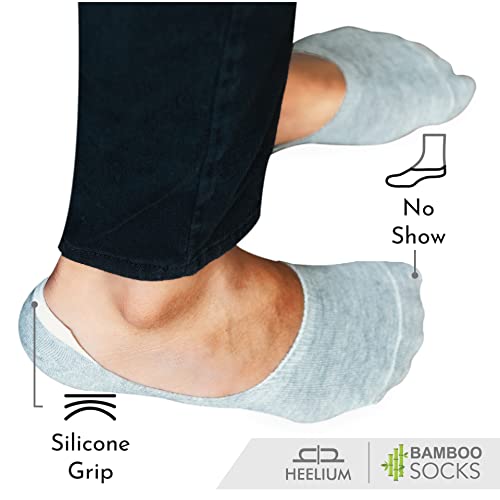 HEELIUM Women Bamboo No Show Socks | Odour Free & Breathable | 3X Softer Than Cotton Socks | Low Cut | Size (Uk 3-7), Assorted - Image 3