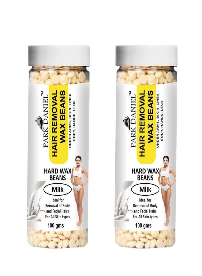 Park Daniel Body and Bikini Stripless Brazilian Wax Hard Wax Beans 100 g Pack of 2 Liposoluble Wax for Women Gentle for All Skin Types No Strips Smooth Hair Removal - Image 1