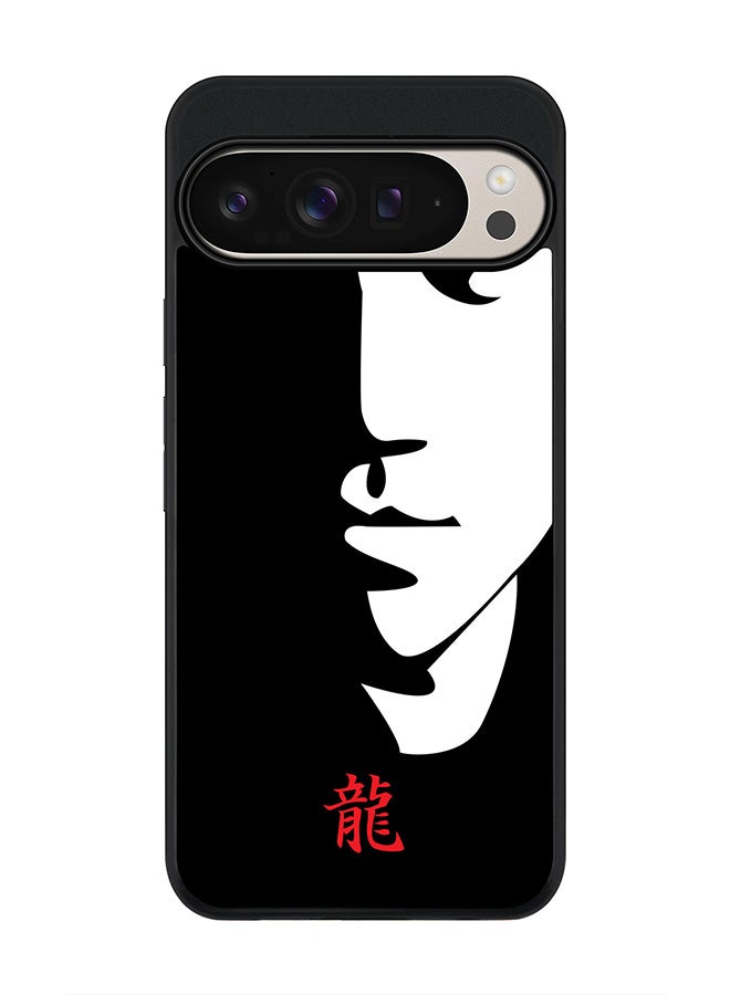 Stylizedd For Google Pixel 9 Pro XL Case,Slim fit Camera Protection, Shockproof Thin Phone cover - Tibute - Bruce Lee (Black) - Image 1