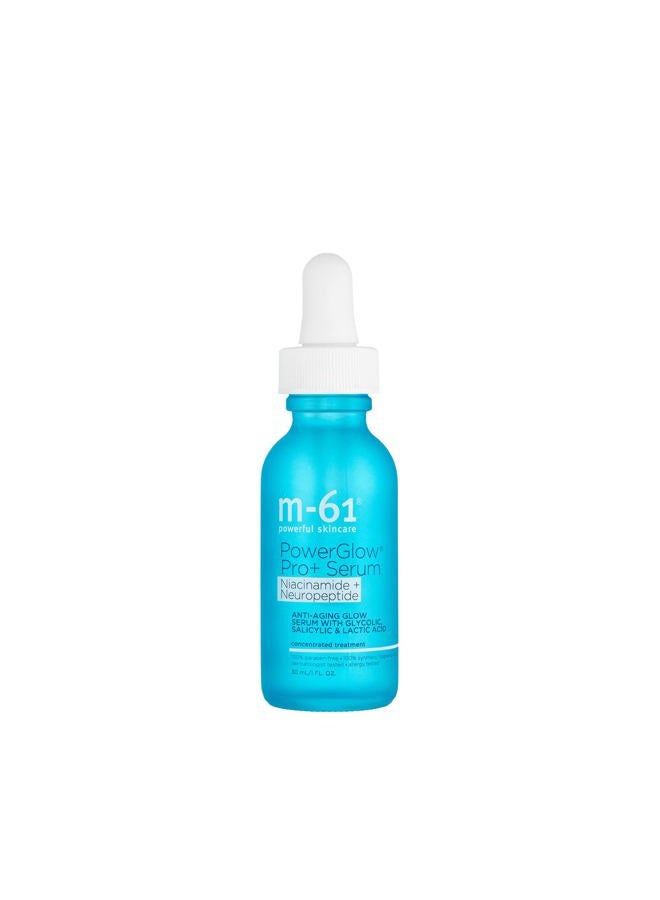 M-61 PowerGlow Pro+ Niacinamide+Neuropeptide Serum - Anti-aging niacinamide and neuropeptide glow serum with glycolic, salicylic & lactic acid - Image 1