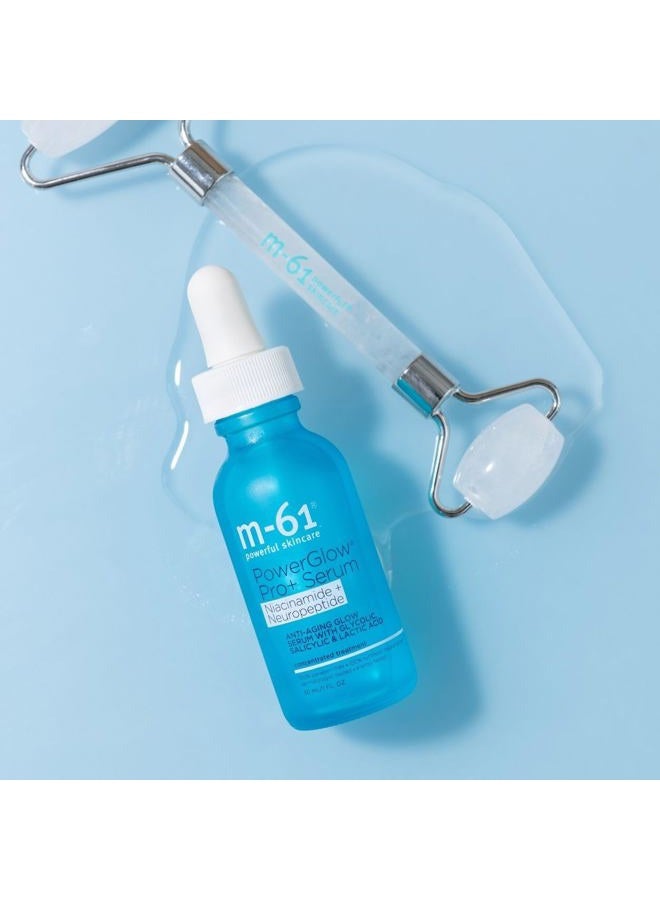 M-61 PowerGlow Pro+ Niacinamide+Neuropeptide Serum - Anti-aging niacinamide and neuropeptide glow serum with glycolic, salicylic & lactic acid - Image 4