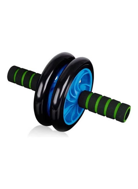 Home fitness equipment double wheel for abdominal muscles