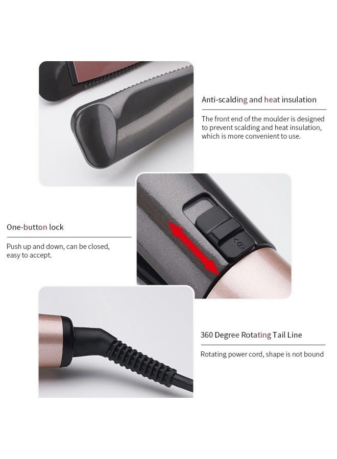 general Electric heating automatic spiral curling iron two-in-one twisted straight curling iron wave splint curling and straightening dual-use - Image 2