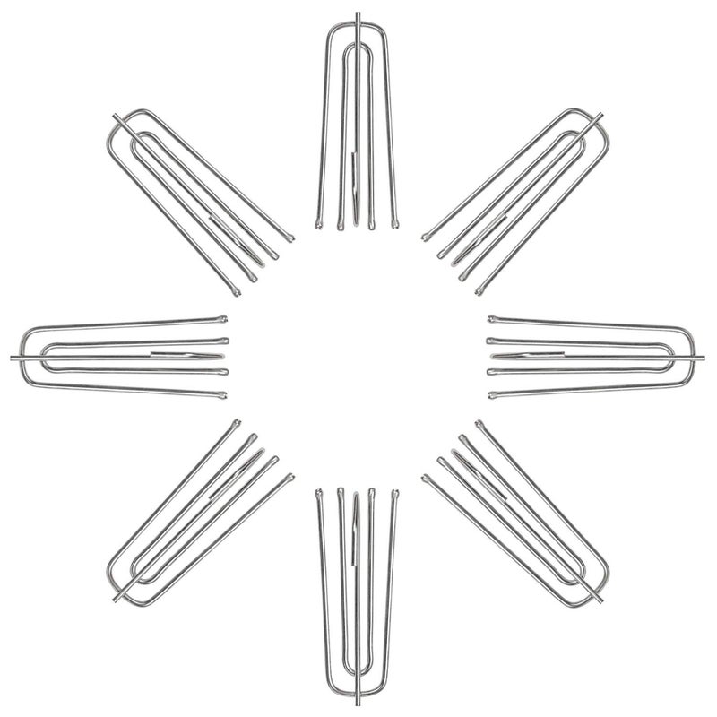 Millennial Essentials Stainless Steel Curtain Pleater Tape Hooks 30 Pack, Traverse Pleater 4 Prongs Curtain Pleat Hook Pinch Pleat Hook Clip (30) - Image 5