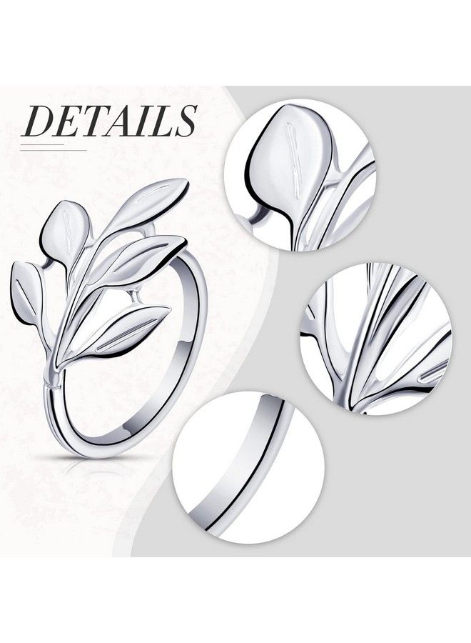 Hotop Leaf Napkin Ring Set Thanksgiving Napkin Ring Holders Bridal Vintage Napkin Band Adornment Dining Table Ring For  - Image 4