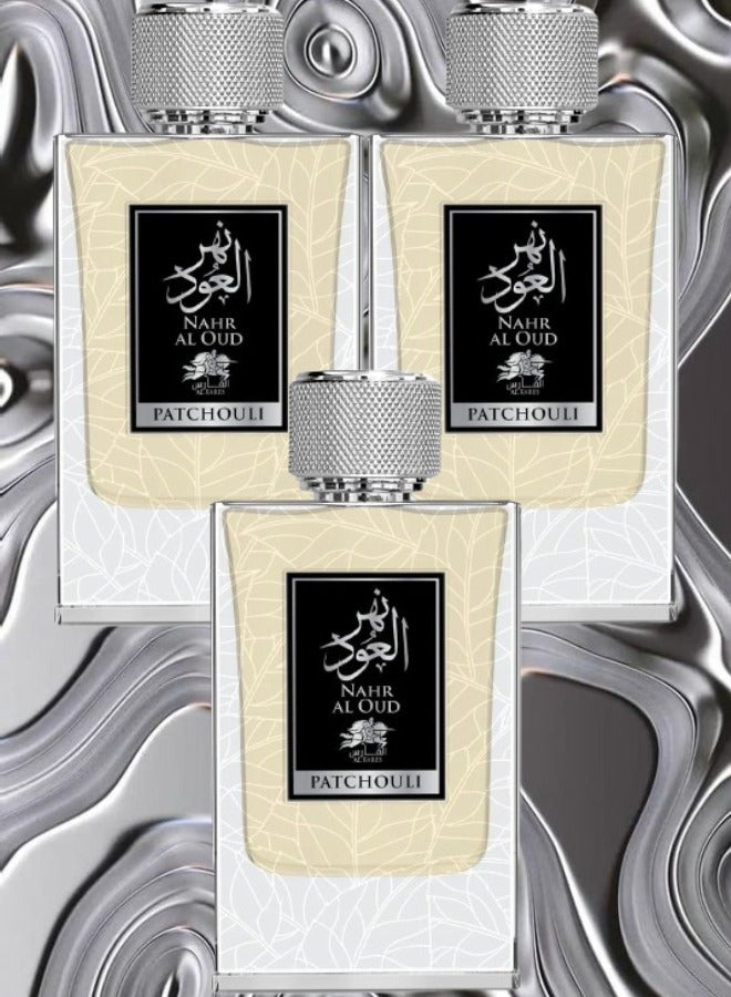 الفارس 3 قطع عطر نهر العود الباتشولي 100 مل - Image 1