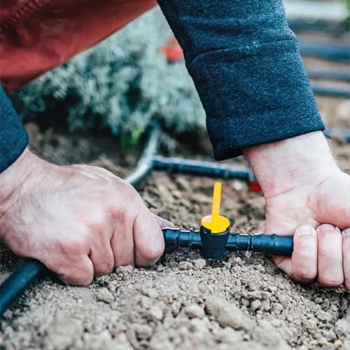 Ascension Agro Drip Irrigation Garden Watering Plants Accessories 16MM Straight Connector with Tap Agro Drip Irrigation Tools (Tap 10 pieces) - Image 3
