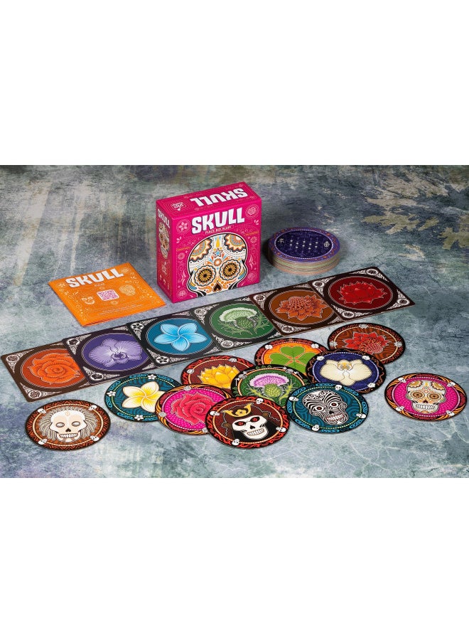 Asmodee Skull Party Game | Bluffing ,Strategy, Fun for Game Night | Family Board Game for Adults and Teens | Ages 13+ | 3-6 Players | Average Playtime 30 Minutes | Made by Space Cowboys  - Image 2