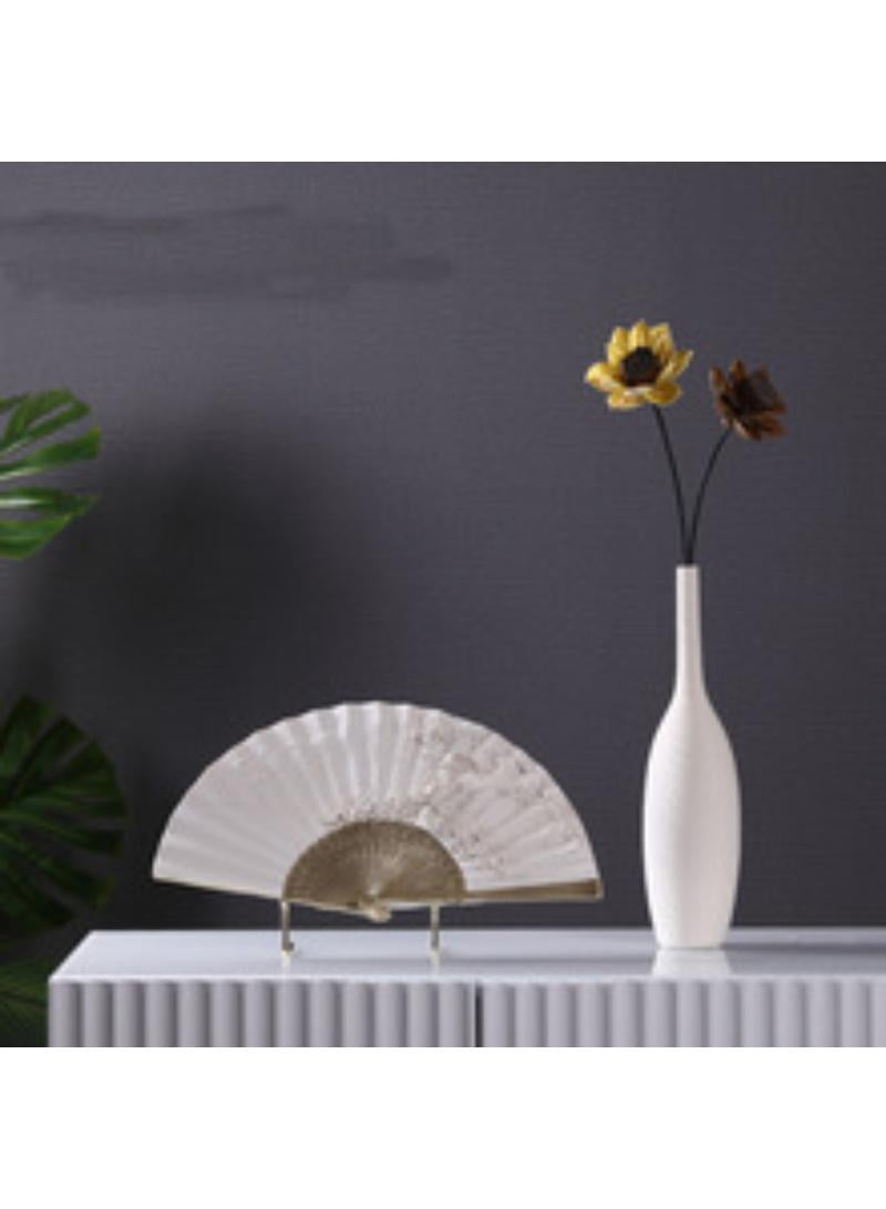 Y&D Modern Minimalist Living Room Creative Dining Table Coffee Table Home Decoration White Ceramic Vase - Image 3