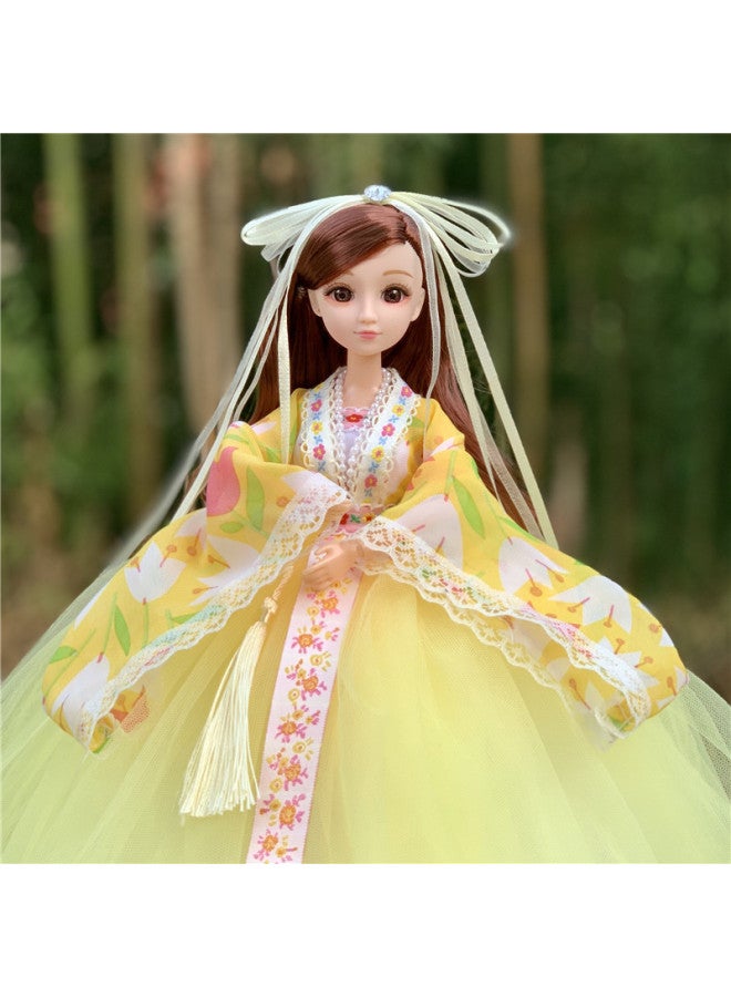 Large Douluo Mainland Small Dance Zhu Zhu Zhu Innocent Aloes Children's Girl Toy Doll Princess Manufacturers Wholesale-Color:Yellow - Image 1