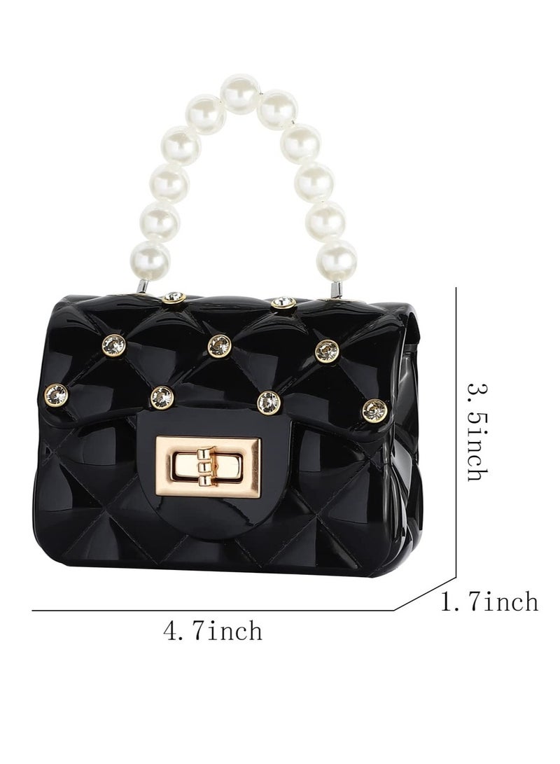 KASTWAVE 2 Pcs Mini Crossbody Purses, Little Girls Purses, Mini Shoulder Bag Crossbody Bag, Princess Bag, Perfect for Princesses - Image 2