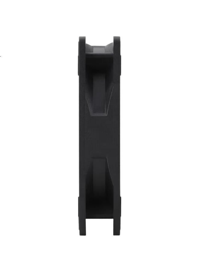 Thermalright مروحة ضغط دخول من ثيرمالرايت Tl-C12C، سوداء 12 سم، تحمل مغناطيسي مستقر S-Fdb، موصل PWM بسلسلة دائرية 4 دبابيس بطول 50 سم، 1550 دورة في الدقيقة - Image 3