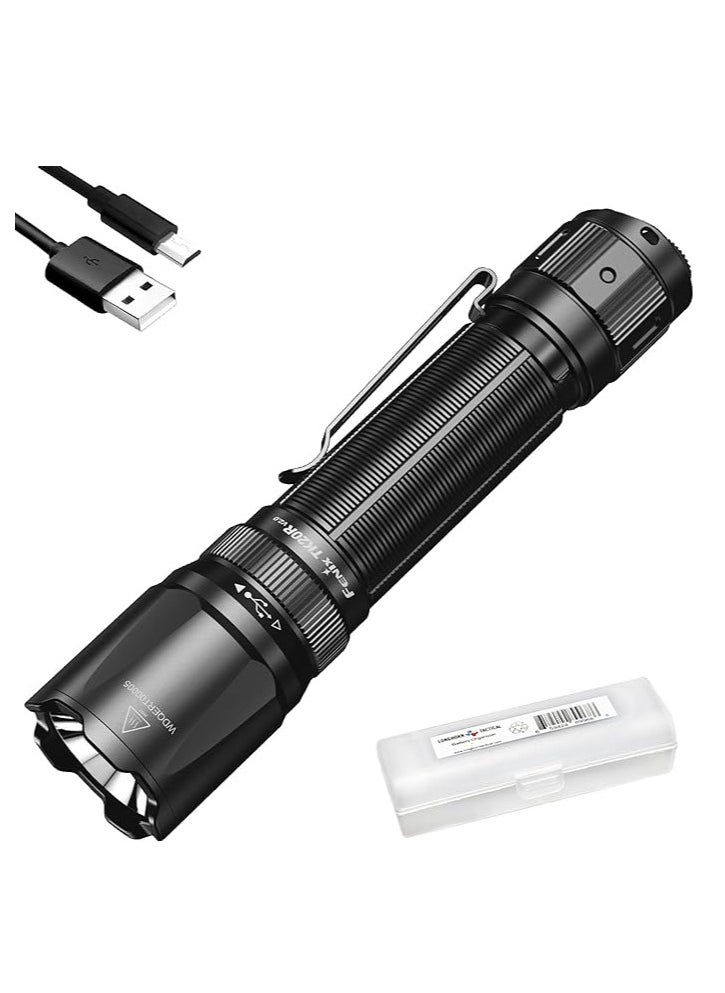 fenix - Fenix TK20R v2.0 Rechargeable Tactical Flashlight, 3000 Lumen Long Throw USB-C Tac Light, with LumenTac Organizer - Image 1