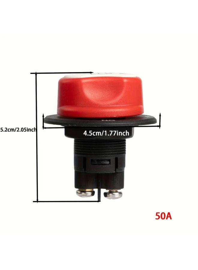 50A Main Disconnect Isolator Switch 12V To 48V Power Cut Off For Marine Car RV ATV - Image 1
