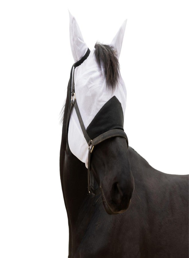 RESISTANCE Premium Horse Fly Mask with Ears and Fine Mesh - Ultimate Insect Defense - UV Fly Mask for Horses - Secure Fit and Makes it Easy to Put on and Take Off - Image 1