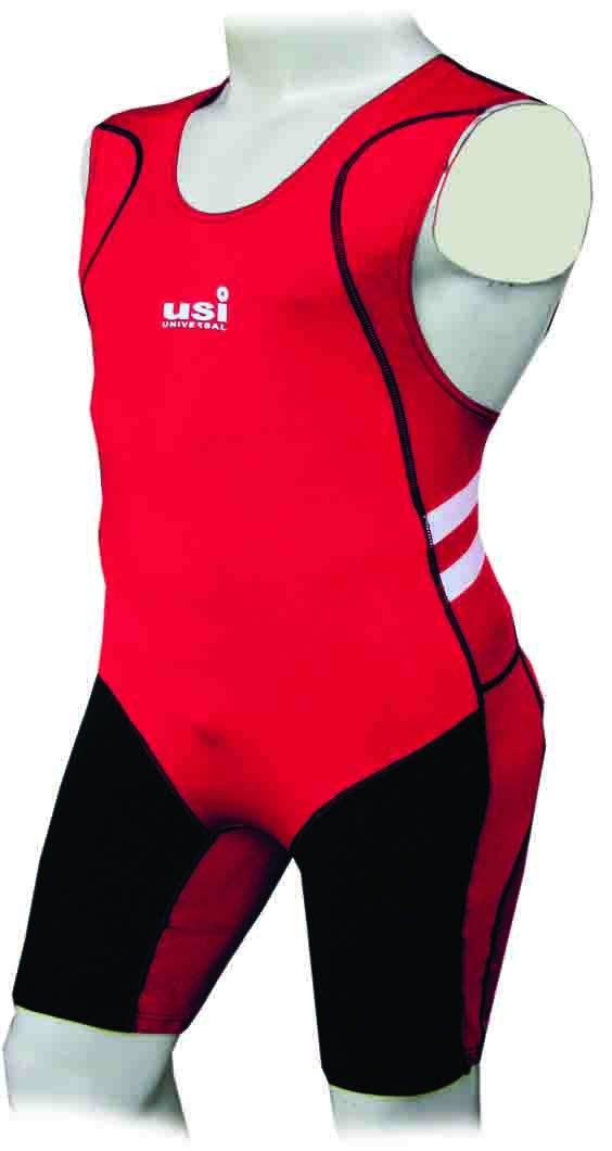 USI Weightlifter Suit Men (RED, S) - Image 3