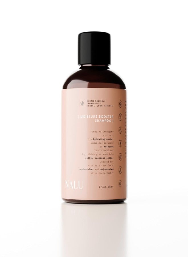 NALU Organic Moisture Booster Shampoo. Ultimate Hydration Indulgence and Deep Moisture. Strenghtens & Prevents Breakage. Powerfull Blend of Organic Essentials. All Hair Types, 8 Fl Oz. - Image 1