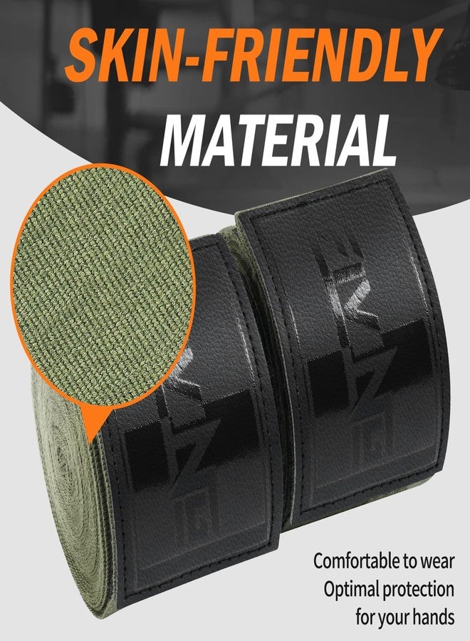 FIVING Premium Handwraps 180 inches Elastic Hand Wraps with Thumb Loop for Boxing, MMA, Muay Thai and Other Martial Arts 4m for Men & Women (Army Green, 4.5m) - Image 4