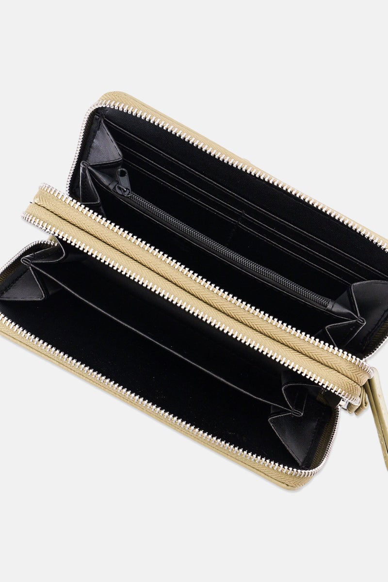 WHITE MOUNTAIN Women Brand Logo Wallet, Olive - Image 3