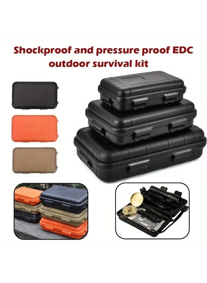XXL Black Waterproof Survival Storage Box Durable PE Plastic Shockproof Floats for Camping Fishing Outdoor - Image 3