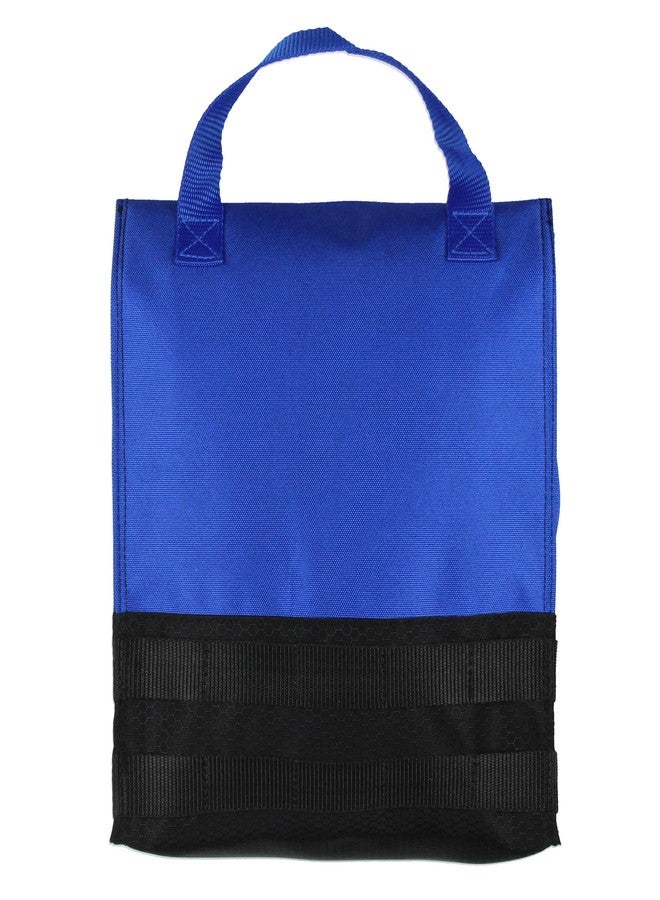 حقيبة غداء ناسا ذات الغطاء القابل للطي - حقيبة حمل طعام معزولة بشعار رائد فضاء وكرات اللحم، مزينة برقعة مطرزة. - Image 3