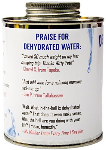 Witty Yeti Dehydrated Water 16oz Can New Formula Essential Camping Survival Supply Funny Gag Gift Adult Stocking Stuffer for Men Women Hilarious Novelty Practical Joke - Image 5