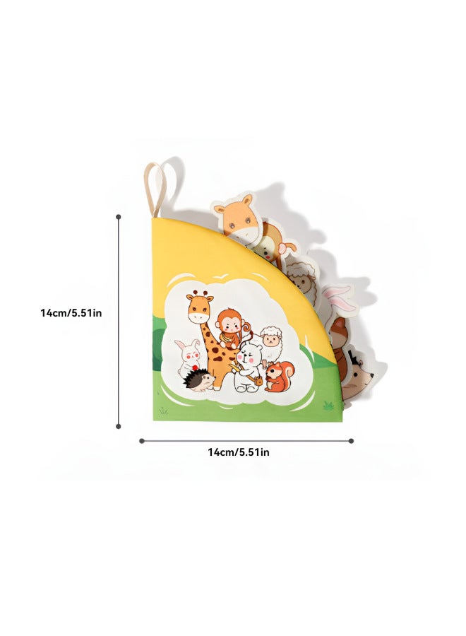 Baby Tear Tear Cloth Book Early Childhood Education Baby Toys Tear Quiet Book Washable Bite Educational Early Childhood Education Toys-Color:Marine Animal Tear-off Cloth Book (pe Zipper Bag)  - Image 5