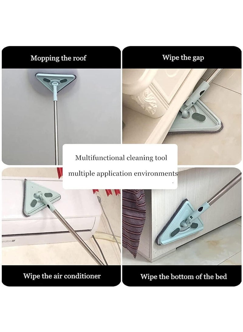 Extendable Triangle Cleaning Mop – Long Handle Window & Floor Cleaning Tool - Image 4