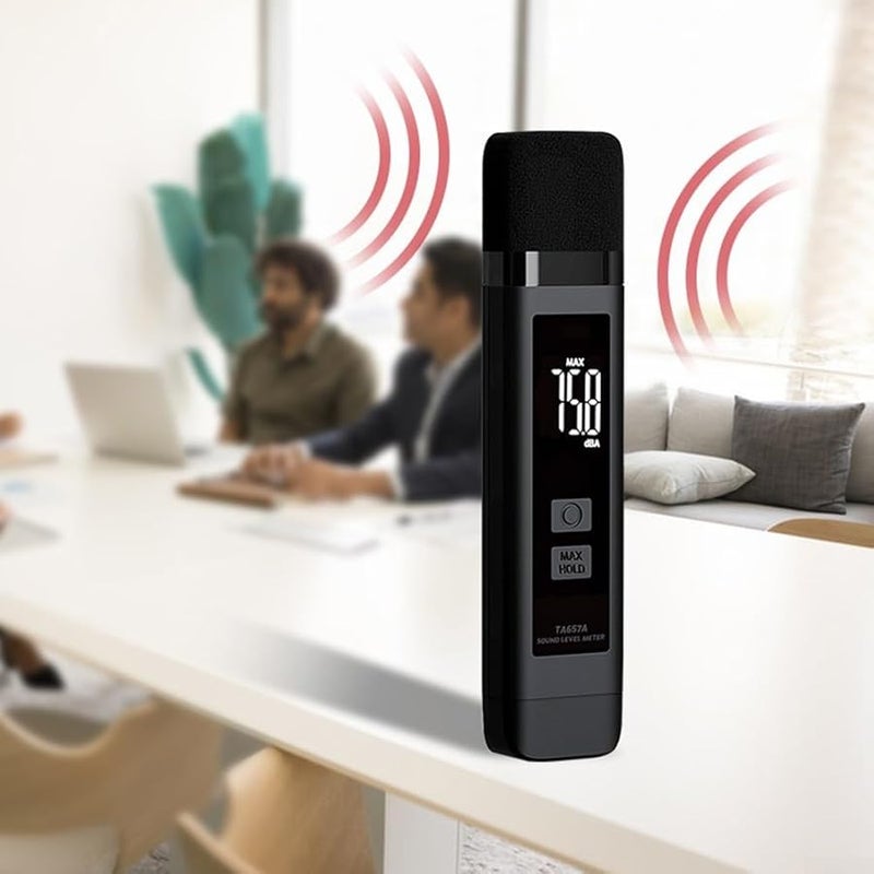 Decibel Meter Noise Tester With Large LCD Screen Memory Function For Sound Level Measurement - Image 2