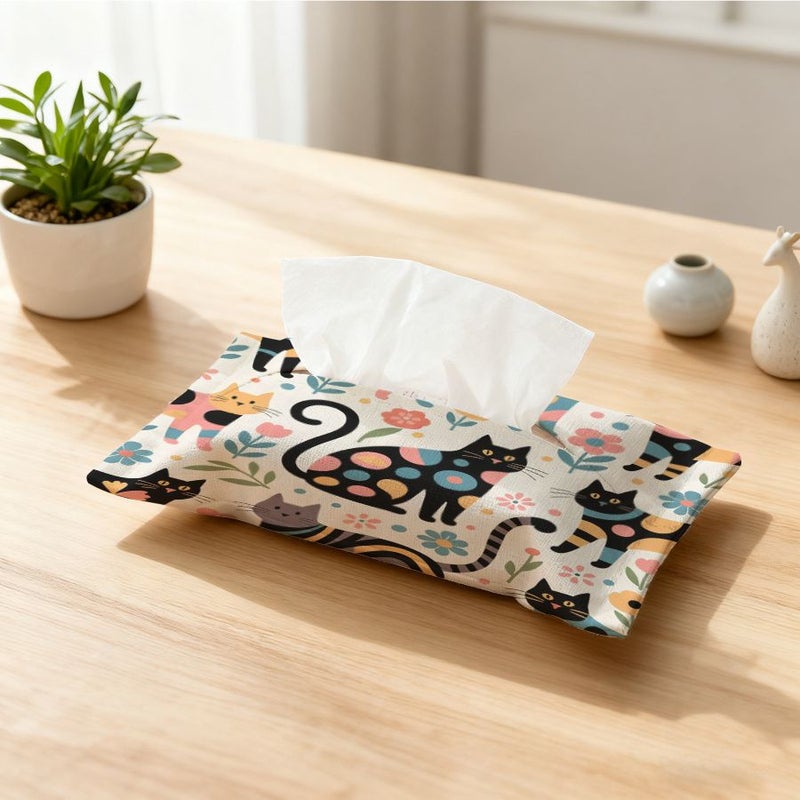 Car Tissue Storage Vehicle Tissue Box Automotive Tissue Holder Compatible With Roll And Pull Tissues Multifunctional Car Organizer Model A - Image 4