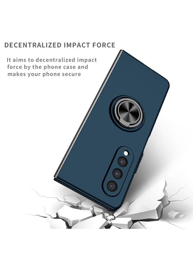 S-TOP Case For Samsung Galaxy Z Fold4 Armor Ring Holder Phone Case - Image 2