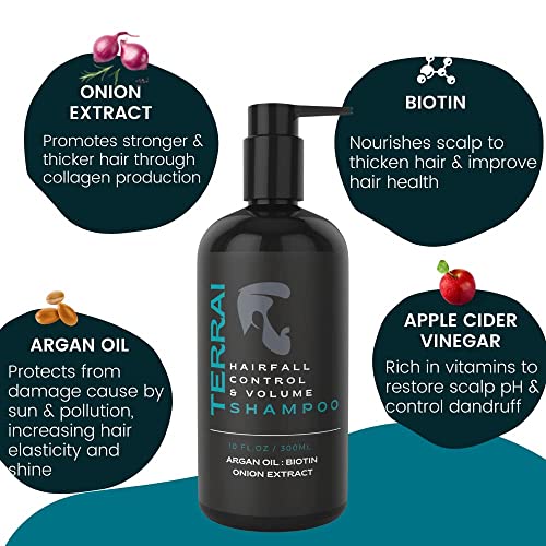 Terrai Combo of 2 Biotin Shampoo 300ml - Pack Of 2 - Image 2