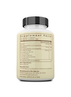 Ancestral Supplements Grass Fed Beef Living Bone Supplement, Bone Meal Capsules Support Bone Health, Oral and Joint Health and Flexibility, Non-GMO, 180 Capsules  - Image 2