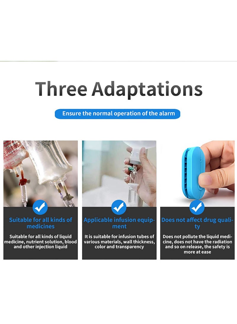 SYOSI - Infusion Alarm-High-sensitivity Sensing Low-dose Automatic Reminder Rechargeable Anti-Interference Design 3 Buzzer Alarms for Monitoring The Progress of Catheter Infusion - Image 1
