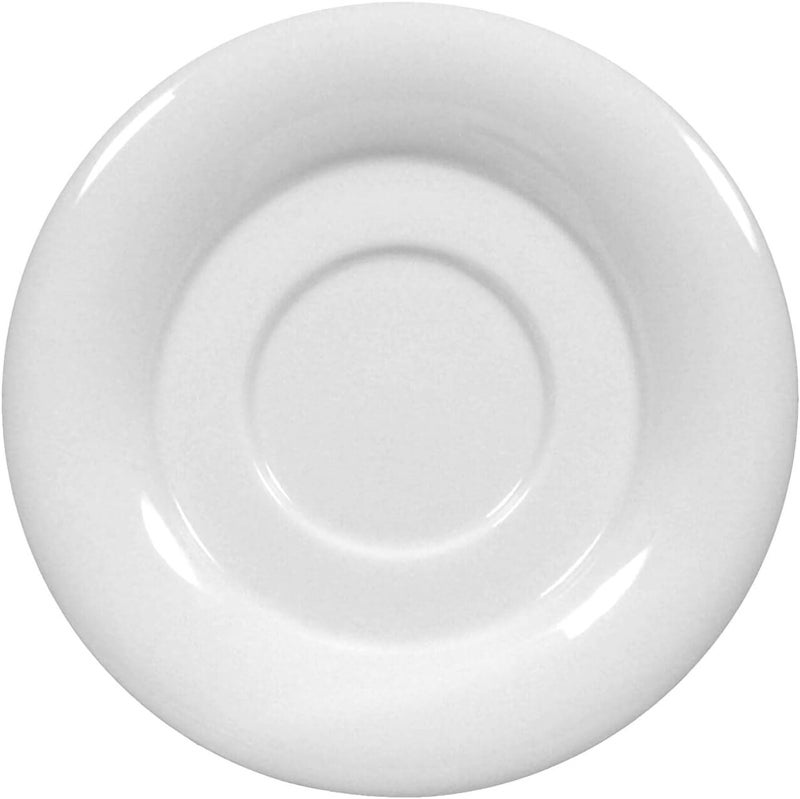 Seltmann Weiden Commercial Dinnerware Savoy Porcelain Saucer for CoffeeTea Cup White 65 inch Set of 6  - Image 3